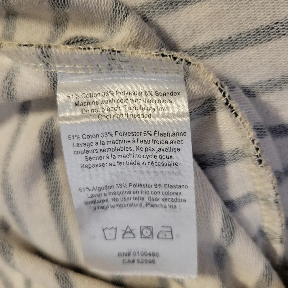 Kavu Striped Long Sleeve Henley Top